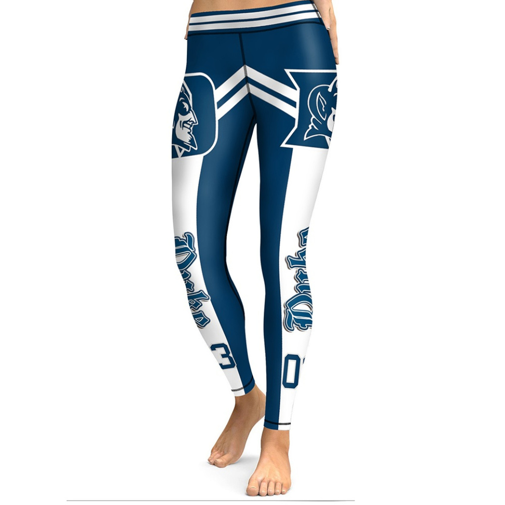 Duke Blue Devils NCAA College Leggings - Picture 2 of 4